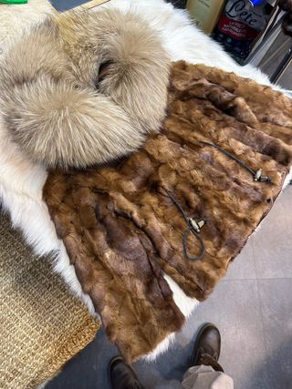 Pelliccia bimba 4/5 anni