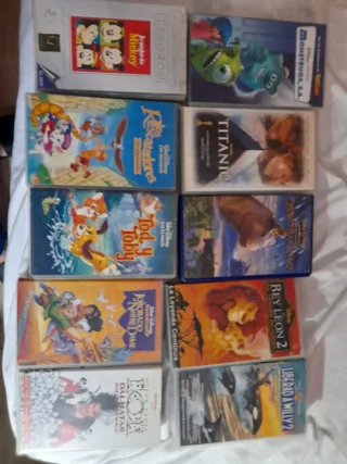 Lote VHS Disney Clásicos