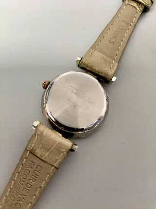 Orologio Lip Vintage Quarzo Beige/Oro/Argento