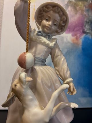 Figura Lladró Daisa 1979 Niña con Perro
