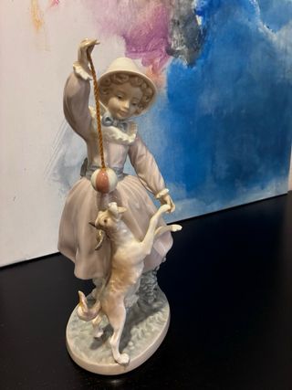 Figura Lladró Daisa 1979 Niña con Perro