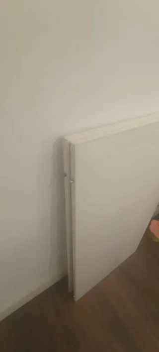 Mesa comedor extensible blanca 51cm/144cm