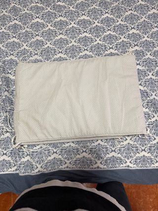 Protector y colcha cuna oso