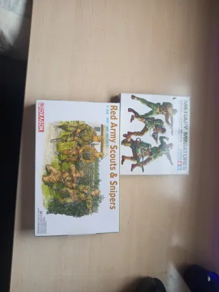 Tamiya US army . Red army scouts y snipers