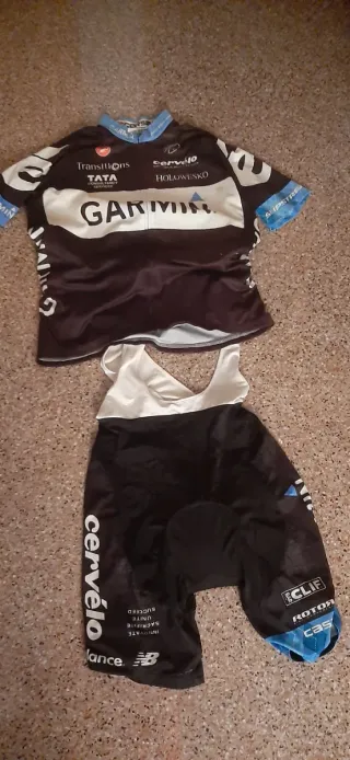 Equipación Ciclismo Garmin Cervélo Culote Maillot