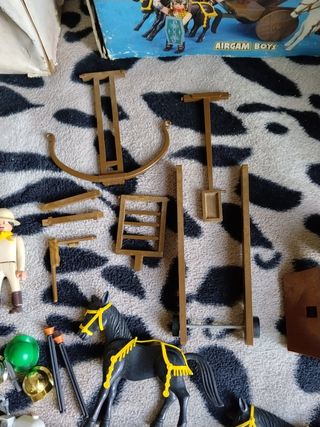 Lote Airgam Boys Romanos y Carro con Ballesta