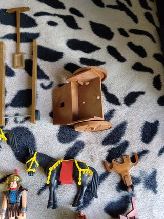 Lote Airgam Boys Romanos y Carro con Ballesta