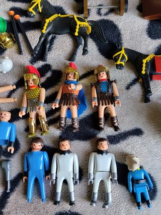 Lote Airgam Boys Romanos y Carro con Ballesta