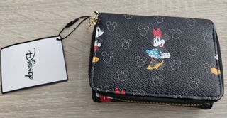 Cartera Disney Mickey Minnie Negra