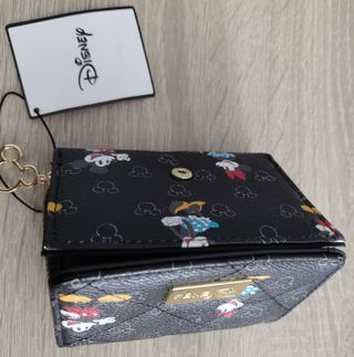 Cartera Disney Mickey Minnie Negra