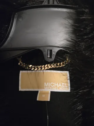 Abrigo Michael Kors Negro/Gris