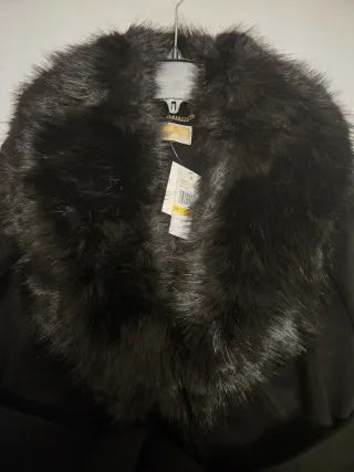 Abrigo Michael Kors Negro/Gris