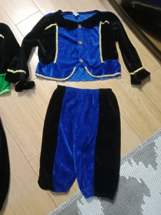 Disfraz Carnaval Verde y Azul