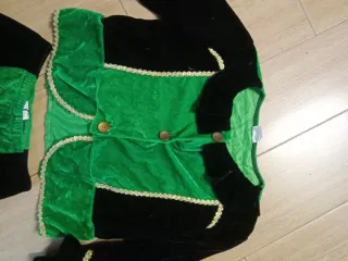 Disfraz Carnaval Verde y Azul