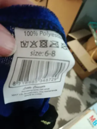 Disfraz Carnaval Verde y Azul