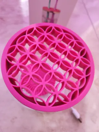 Limpiador de brochas de maquillaje