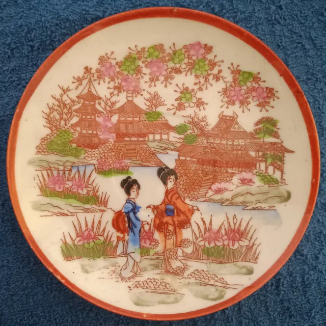 Juego té japonés antiguo 3 servicios