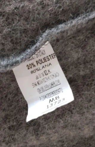 Trench grigio doppio petto