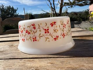 Ensaladera Arcopal Vintage Flores Rojas