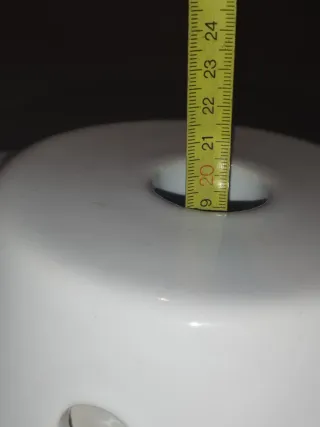 Lavabo sobre encimera con rebosadero