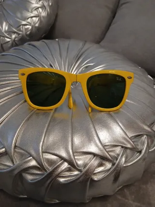 Gafas Ray-Ban Vintage Amarillas Articuladas