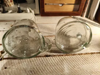 Pareja Jarras Cristal Vintage