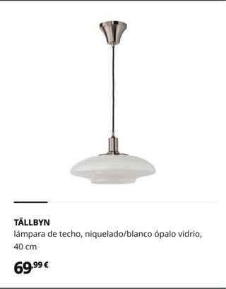Lámpara de techo Ikea Tallbyn