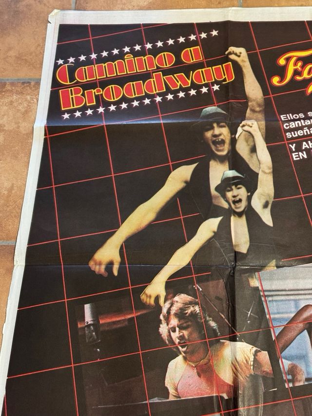 Fama 2 Camino a Broadway poster original argentino