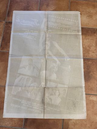 Fama 2 Camino a Broadway poster original argentino