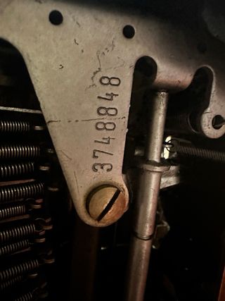 Máquina de escribir Olympia Vintage Alemana