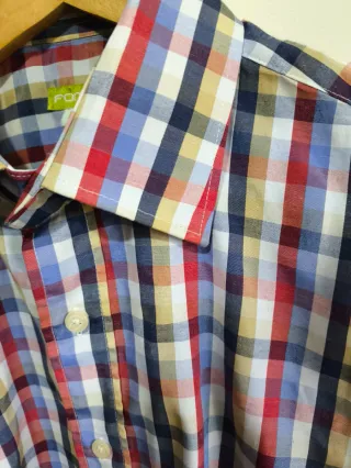 Camisa cuadros For Us Talla M