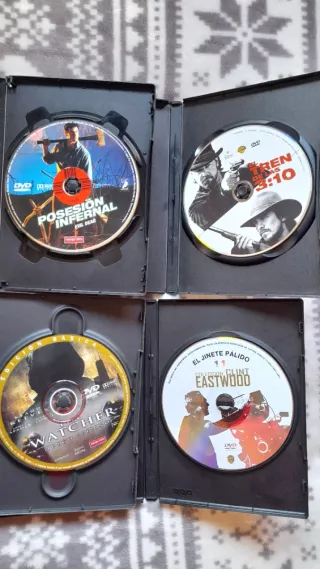 Lote 4 DVDs: Posesión Infernal, The Watcher y más