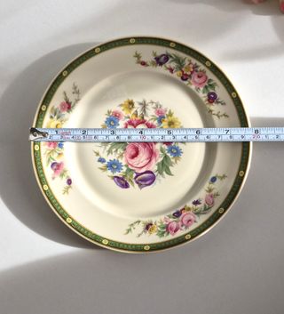 Tres Platos Postre Bavaria Porcelana