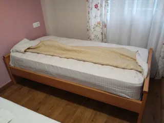 Cama individual 90cm con colchón