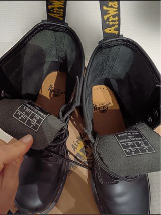Dr. Martens originali Pelle Nera Tg 38