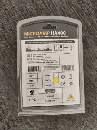 Behringer Micro AMP HA400 Amplificador Auriculares