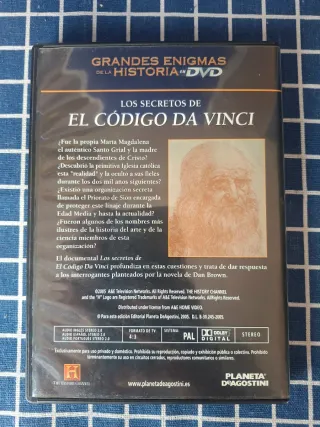 DVD LOS SECRETOS DEL CÓDIGO DA VINCI ORIGINAL