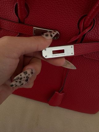 Borsa Hermès Birkin Rosso