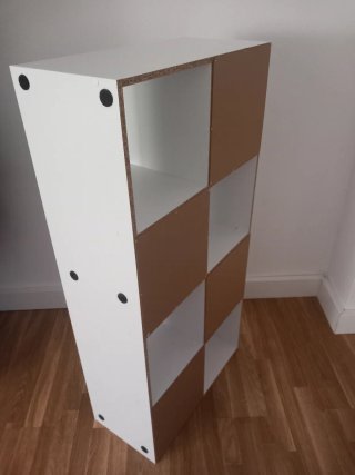 Estantería modular blanca mueble tv