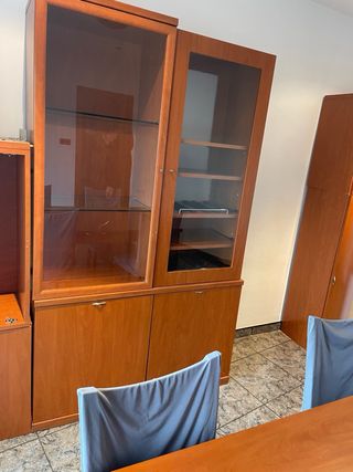 Mueble tocador vintage con espejo