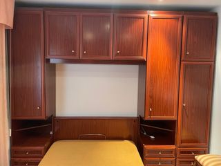 Mueble tocador vintage con espejo