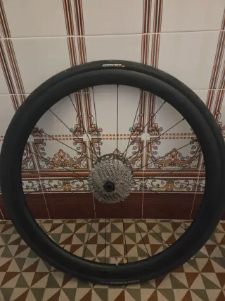 Ruedas carbono DrWheel carretera disco 40mm–1398g