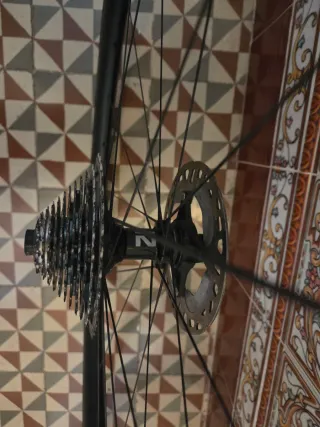 Ruedas carbono DrWheel carretera disco 40mm–1398g