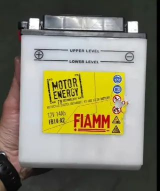 Batería FIAMM FB14-A2 12V 14Ah Moto