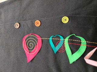 Conjunto camiseta y falda negro