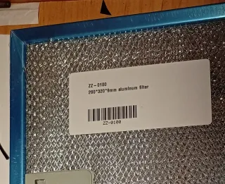 Filtro Campana Extractora Metálico