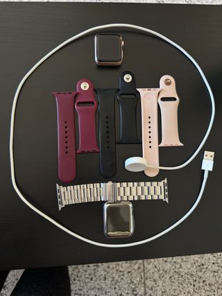 Apple Watch Serie 3 42mm Oro Rosa. Correa original