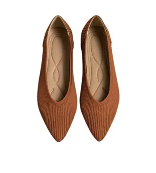 Zapatos planos marrones talla 37.5