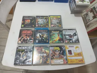 Lote 11 Juegos PS3: Minecraft, GTA V, Tekken, etc.