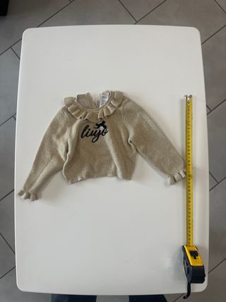 Maglioncino bimba Liu Jo oro 9 mesi misura